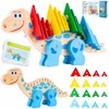 Malplay Skaičių dėlionė dinozauras su kortelėmis