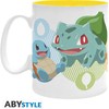 ABYstyle POKEMON - Mug (460 ml) Pikachu, Bulbasaur, Charmander &amp; Squirtle - Puodelis