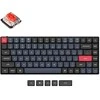 Keychron S1 Wireless (S1-H1) - US išdėstymas - Hot-Swappable Low Profile Gateron Raudona - Juodas (Juoda) Mechaninė Belaidė Žaidimų Klaviatūra