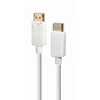 GEMBIRD DisplayPort kabelis 4K 1.8m baltas