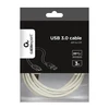 Gembird USB 3.0 C tipo (AM/CM) 3m baltas