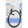 Deltaco USBC-1152 1m 3A 60W Juodas (Juodas) USB Kabelis