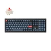 DĖMESIO! PAŽEISTA PAKUOTĖ! Keychron V6 Max Wireless Belaidė Žaidimų Klaviatūra | Carbon Juodas, Gateron Jupiter Raudona