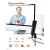 FIFINE T732 juodas kondensatorinis mikrofonas su laidu + laikiklis | USB