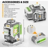 HUEPAR ZK04CG Profesionalus 4D Lazerinis Nivelyras