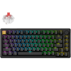 Keychron J2 Wireless (KJ2-H1) - US išdėstymas - Hot-Swappable Super Raudona - Juodas (Juoda) Mechaninė Belaidė Žaidimų Klaviatūra