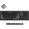 Keychron V6 Ultra Wireless (V6U-D1) - US išdėstymas - Hot-Swappable Silk POM Raudona - Juodas (Juoda) Mechaninė Belaidė Žaidimų Klaviatūra