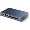 Šakotuvas TP-LINK 8 prievadų metalinis gigabito komutatorius, 5 10/100/1000M RJ45, palaikantis GMP Snooping, IEEE 802.1p QoS, „Plug and Play“ metaliniame korpuse