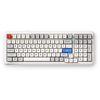 MCHOSE K99 V2 belaidė mechaninė klaviatūra| US | Icy Creamsicle Switch | 2.4GHz, BT | Retro Balta