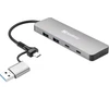 Sandberg USB-C/A iki 2xUSB-A + 2xUSB-C šakotuvas