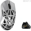 WLMouse Beast X Pro Wireless Belaidė Žaidimų Pelė | Sidabrinis, Solid