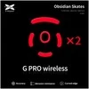 X-Raypad Obsidian Skates Logitech G Pro Raudona 2 vnt. (Raudoni) Pakaitiniai Pelė Feet