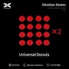 X-Raypad Obsidian DIY Skates Universal Donuts Raudona 32 vnt. (⌀9.5 x 0.9 mm) (Raudoni) Pakaitiniai Pelė Feet
