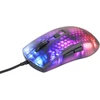Deltacoimp Pusiau permatoma DELTACO GAMING žaidimų pelė, DM310, RGB, itin lengva, juoda / GAM-144