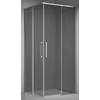 Dušo kabina ELEGANCE 90x90 chrom/pilka be pado