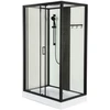 Dušo kabina Galaxy K715 120x80 skaidri/baltas