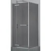 Dušo kabina PRESTIGE 100x100 chrom/pilka be pado