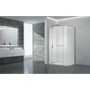 Dušo kabina PRESTIGE 100x100 chrom/skaidri be pado