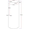Dušo kabinos durys lenktos 675x1775 (lenkta dalis 720 mm) fabric 2.65.