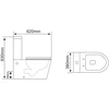Klozetas VERSO 063 RIMLESS
