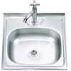 Nerūdijančio plieno plautuvė D5050A uždedama su sifonu 0.6 mm