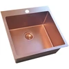 Nerūdijančio plieno plautuvė D5151HC COPPER su sifonu