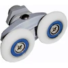 Ratukai dušo kabinos durims dvigubi 25mm
