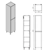 Spintelė universali pastatoma Ester ESP-170 balta
