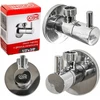 Ventilis kampu chrom. 1/2x1/2