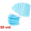 Vienkartinė apsauginė veido kaukė 3PLY (3 sluoksnių) 50 vnt