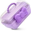 3 lygių violetinis dėklas-organizatorius mergaitei TP160