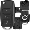 3 mygtukų raktelio korpusas VW/Skoda/Seat A298