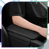 Automobilio porankio pagalvėlė, juoda, eko oda A152