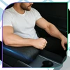 Automobilio porankio užvalkalas, juodas, eko oda A249