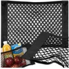 Bagažinės tinklelis su lipuku 30×25 cm, juodas A303