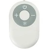Belaidis USB stalo ventiliatorius su nuotolinio valdymo pultu ir lempa, 4 greičiai, 18 cm, baltas