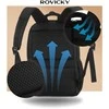 Didelė kuprinė unisex Rovicky, juoda K58