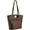 Didelė moteriška shopper rankinė Peterson, ruda AX40