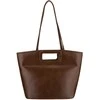 Didelė moteriška shopper rankinė Peterson, ruda AX40