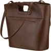 Didelė moteriška shopper rankinė Peterson, ruda AX40