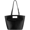Didelė moteriška shopper rankinė Peterson, juoda AX39