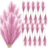 Dirbtinė rožinė pampų žolė PVC 56,5 cm (20 vnt.) N82
