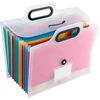 Dokumentų dėklas A4 skaidrus PVC, 13 skyrių N140