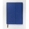 Dovanų rinkinys: mėlyna linijinė užrašų knygelė su magnetiniu užsegimu ir juodas elegantiškas rašiklis