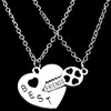 Draugystės vėriniai „Best Friends“ – Širdis ir Raktas (2 vnt.)