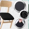 Elastingas juodas kėdės sėdynės užvalkalas
