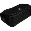 Elegantiška moteriška „David Jones“ juoda crossbody rankinė su dygsniuotais šonais