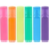 Fluorescenciniai žymekliai, 6 neoninių spalvų