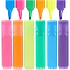 Fluorescenciniai žymekliai, 6 neoninių spalvų