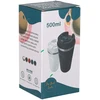 Ikonka LED kelioninis puodelis su kandikliu 500ml, baltas